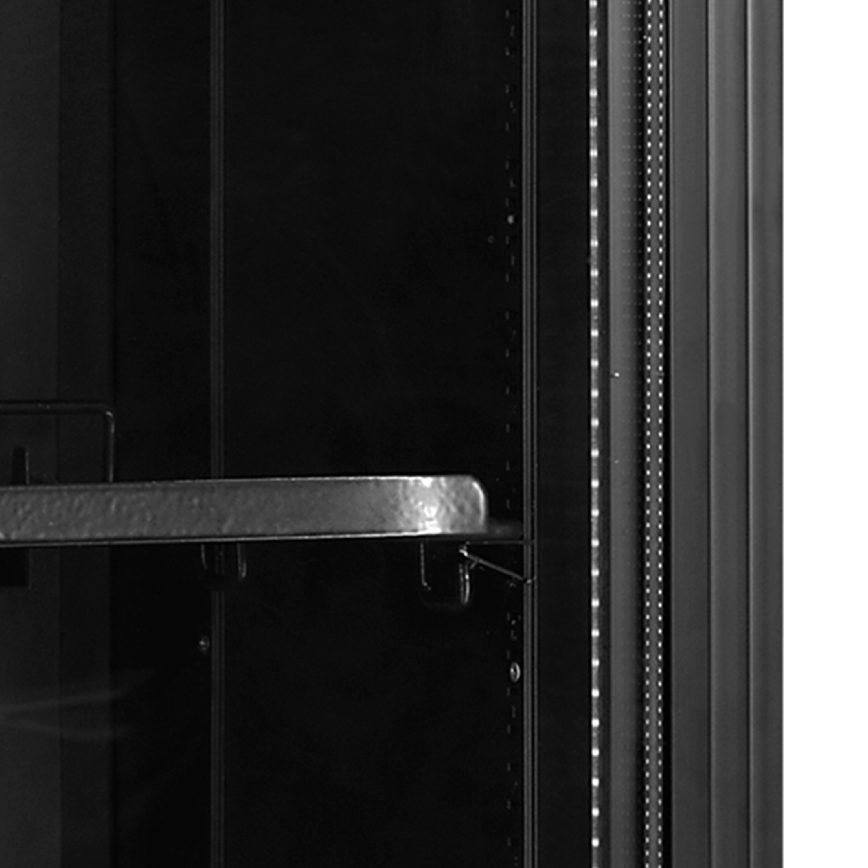 Frigorífico Expositor Bebidas Slim 114L Porta Vidro Preto