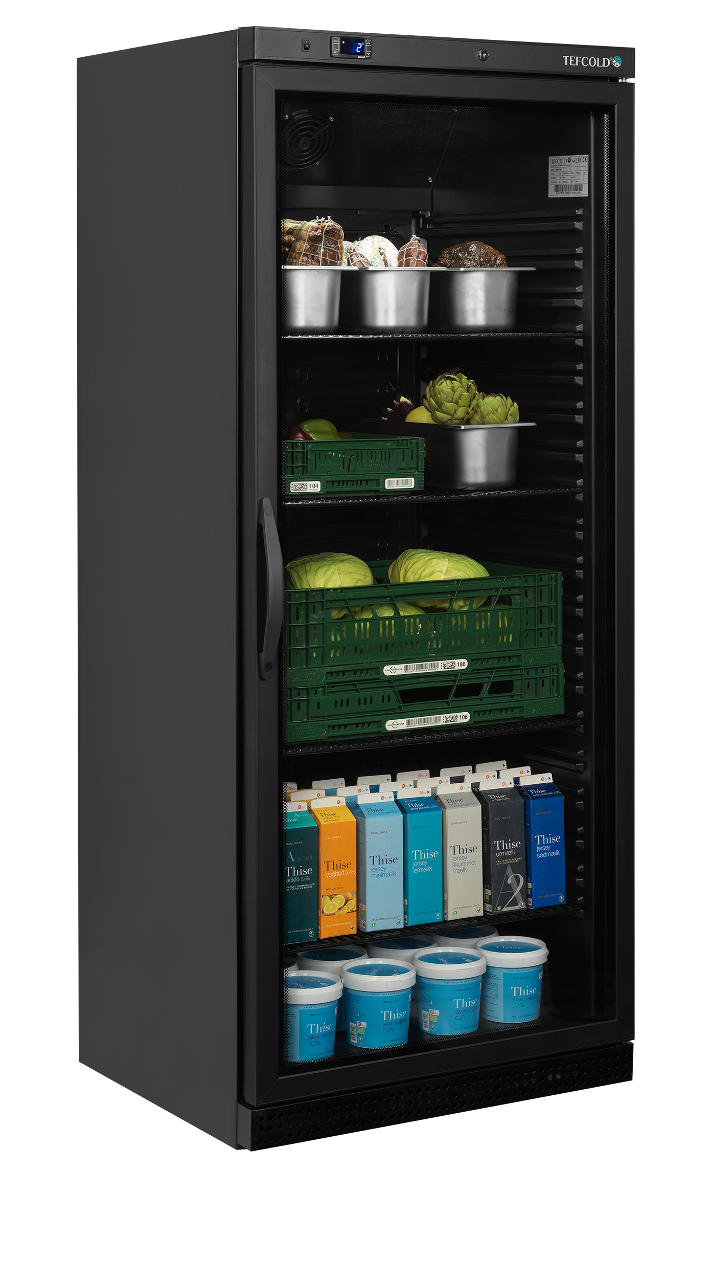 Frigorífico Expositor Porta Vidro 570L GN2/1 UR600BG
