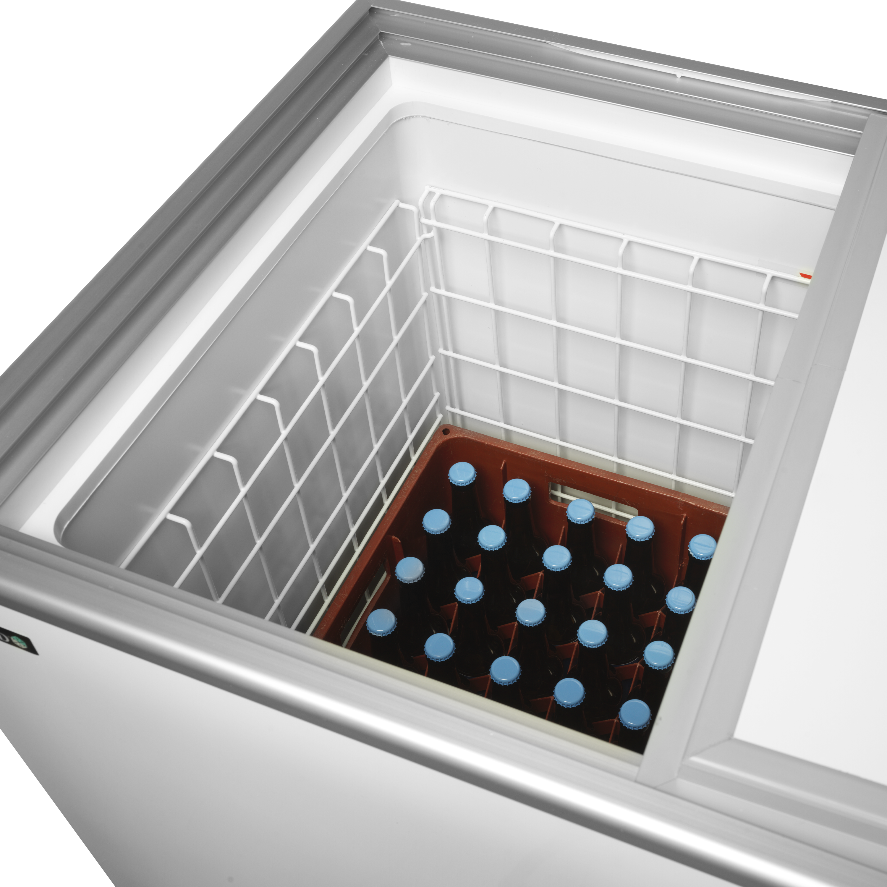 Frigorífico de Garrafas Horizontal 232L Tampas Deslizantes