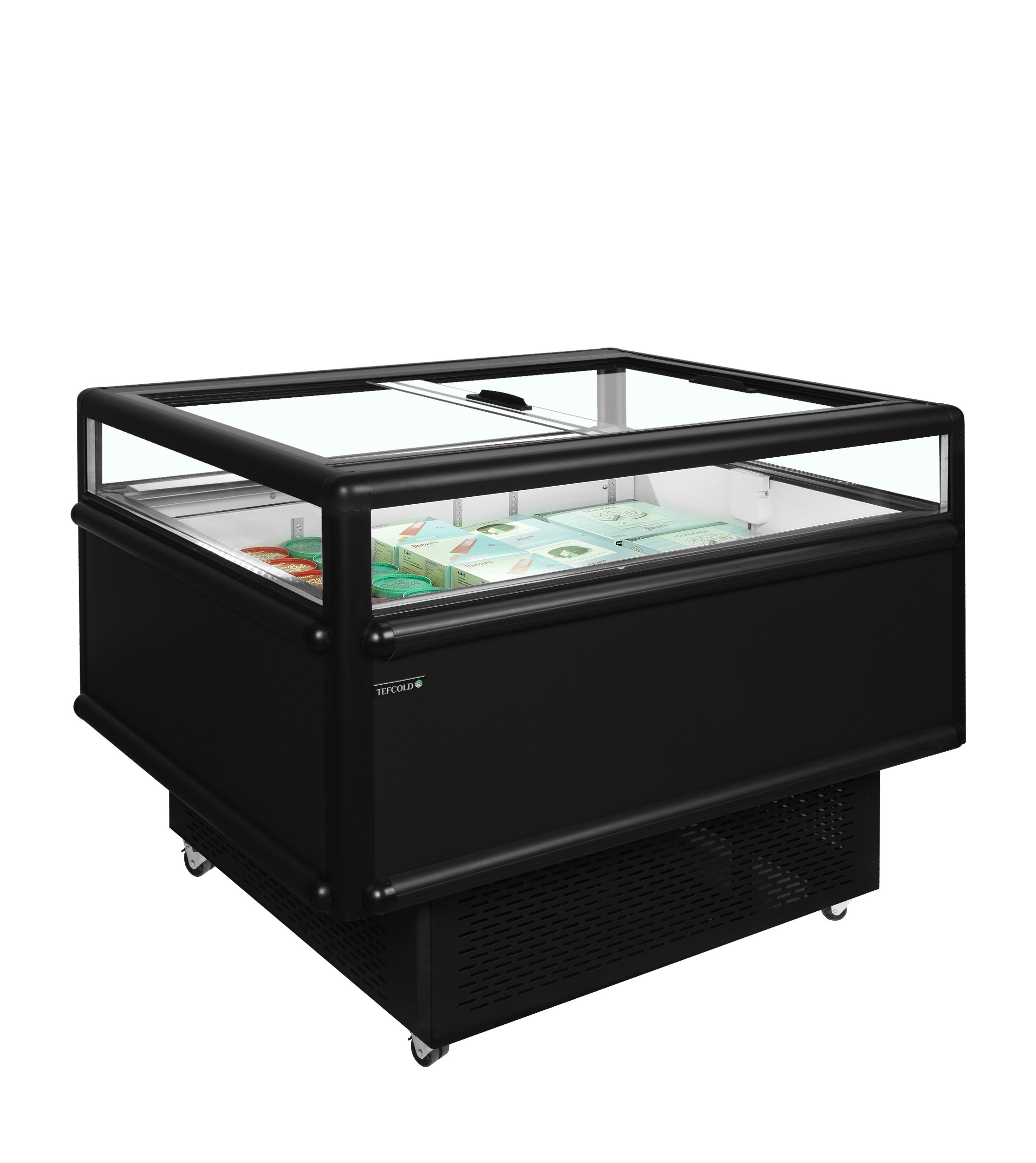 Frigorífico de Impulso Temperatura com Tampas de Vidro UHD201