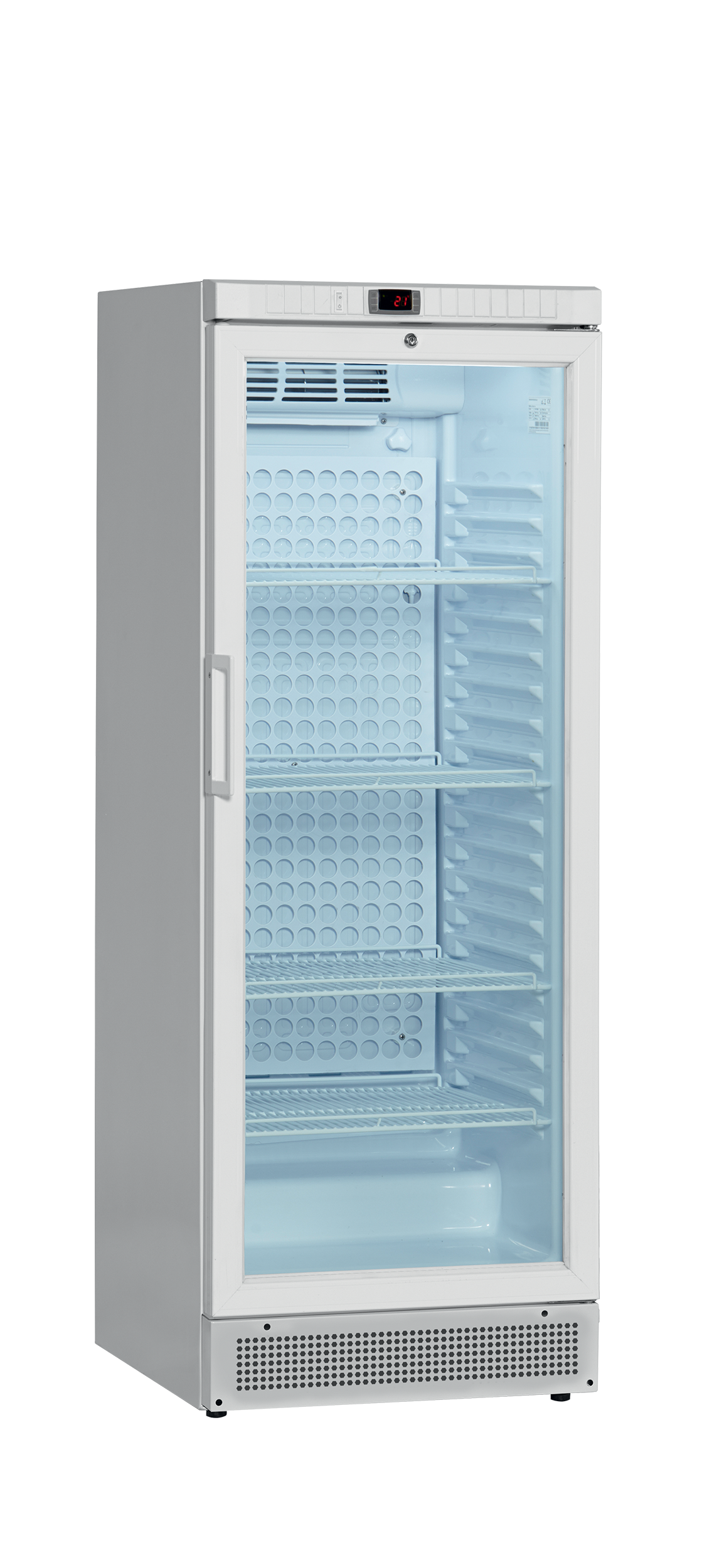 Frigorífico Médico 290L MSU300 c/ Porta de Vidro e Alarme
