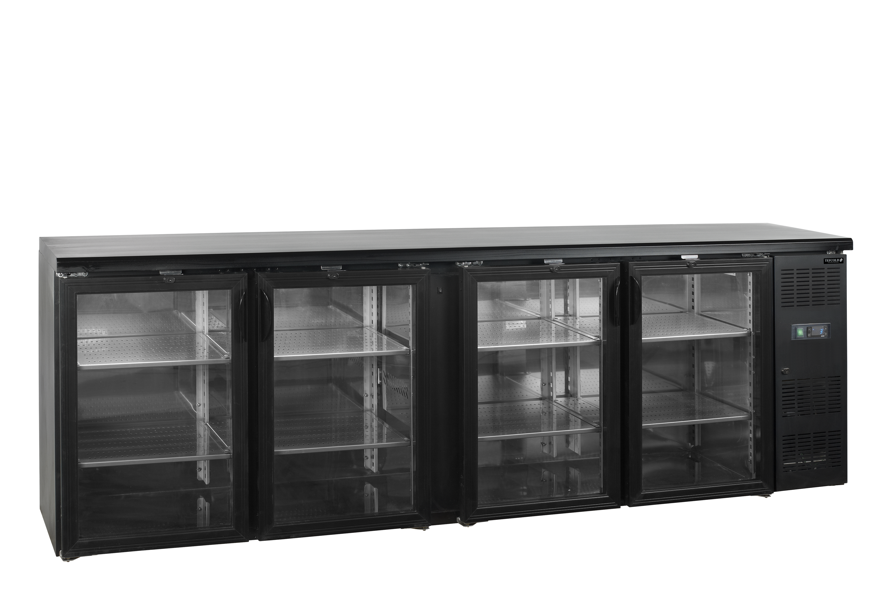 Frigorífico para Bar 4 Portas Vidro 605L CBC410G