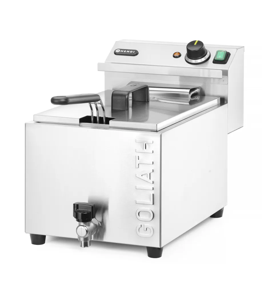 Fritadeira Elétrica 10L Profissional com Torneira Drenagem 10200W
