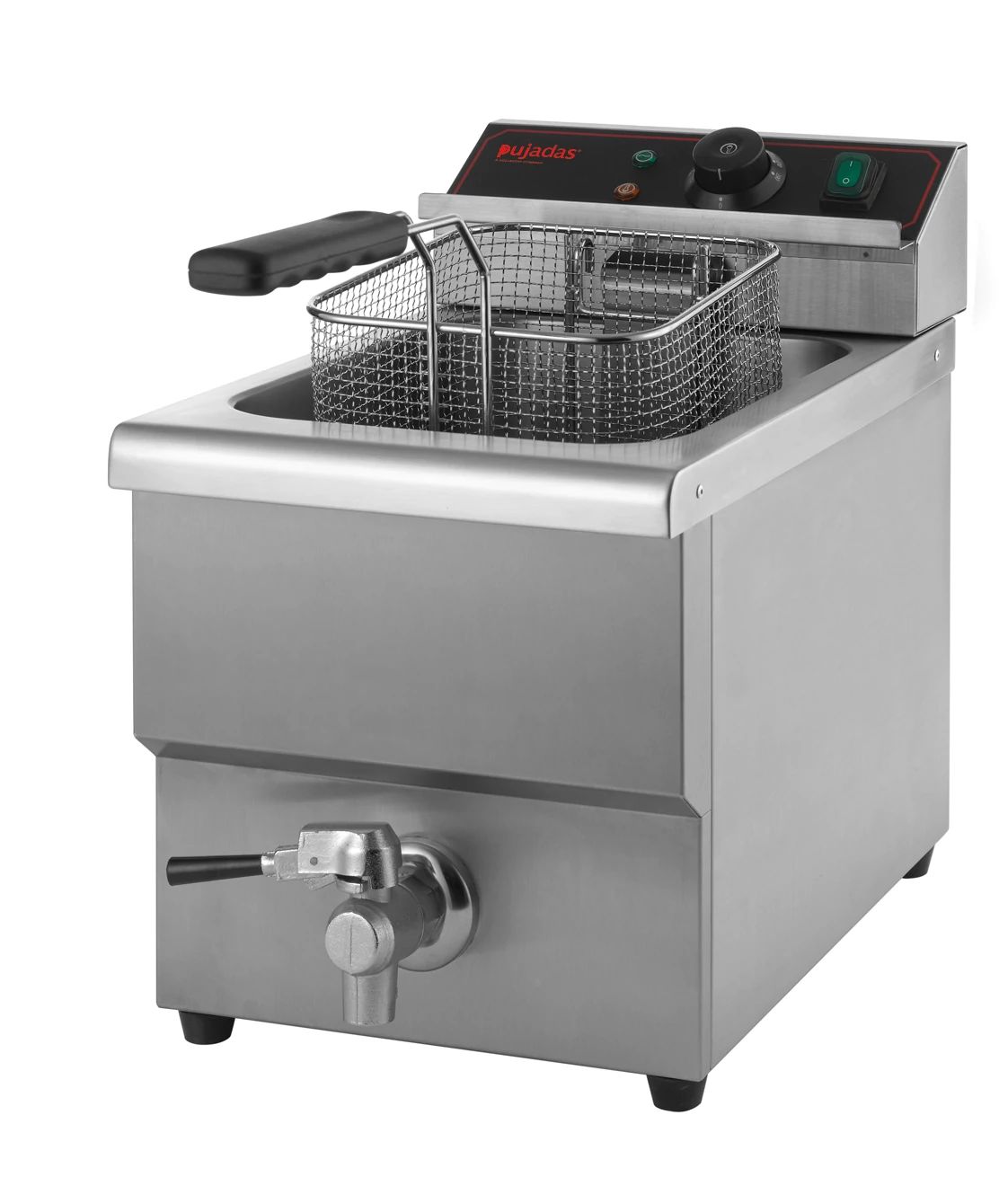 Fritadeira Elétrica Bancada 8L Inox com Torneira de Vazio
