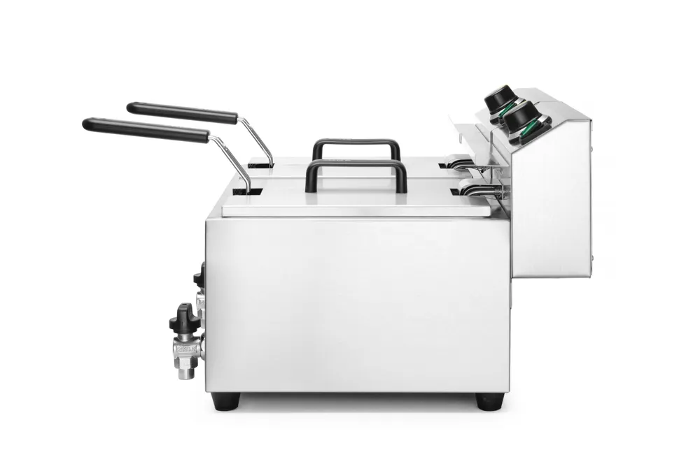Fritadeira Elétrica Dupla 2x8L (16L) 7000W — Bancada