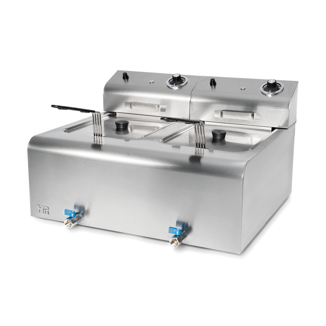 Fritadeira Elétrica 8L+8L | Linha 550/600 Profissional