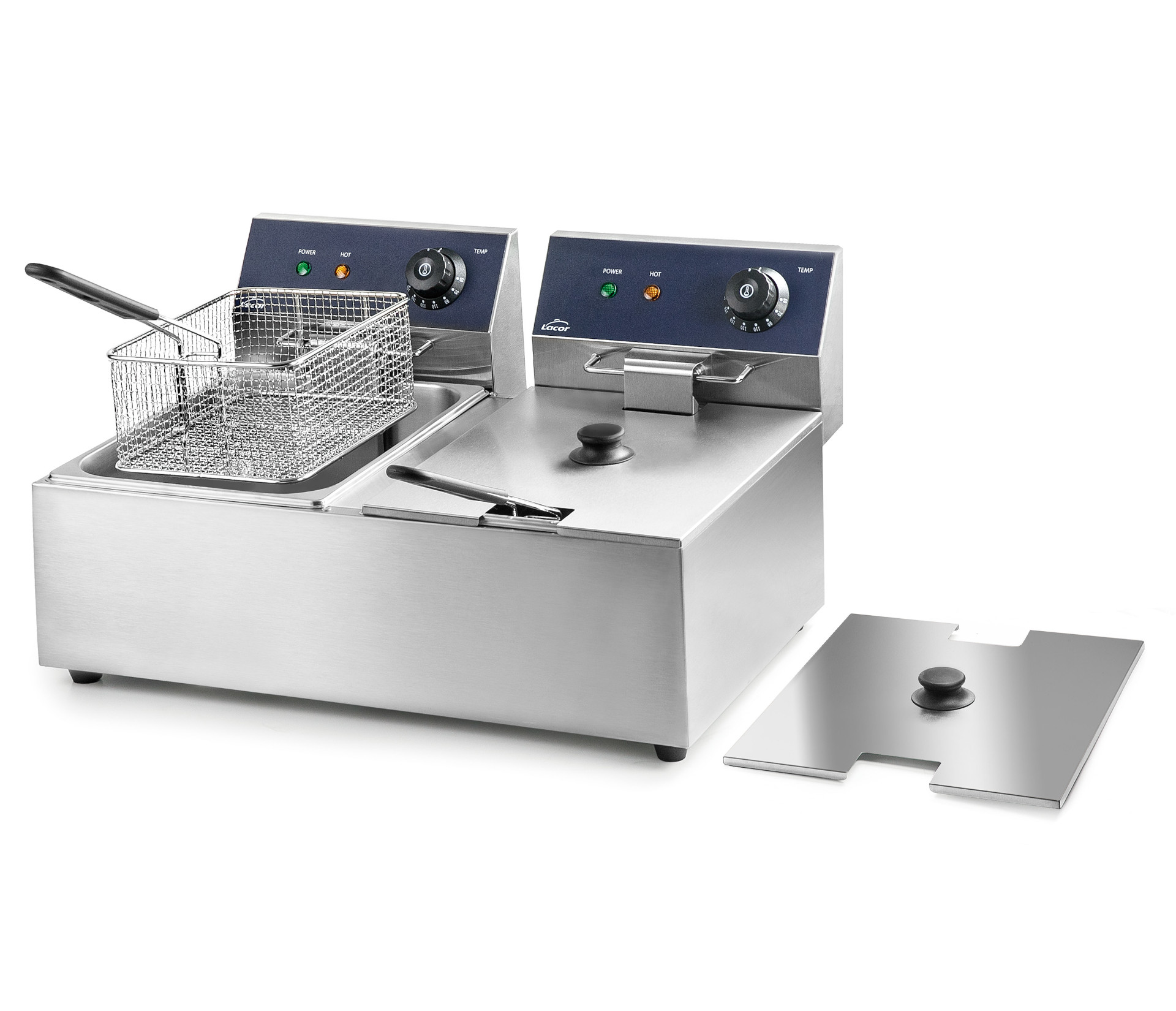Fritadeira Elétrica Dupla Profissional 2x6L para Bancada