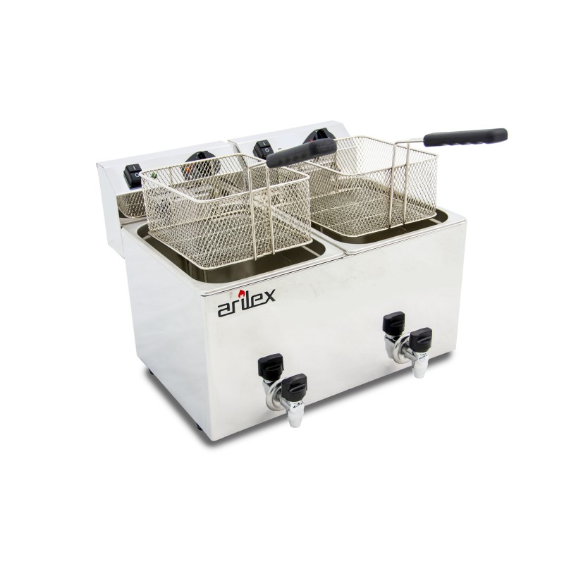 Fritadeira Elétrica Industrial 2x10L Linha 700