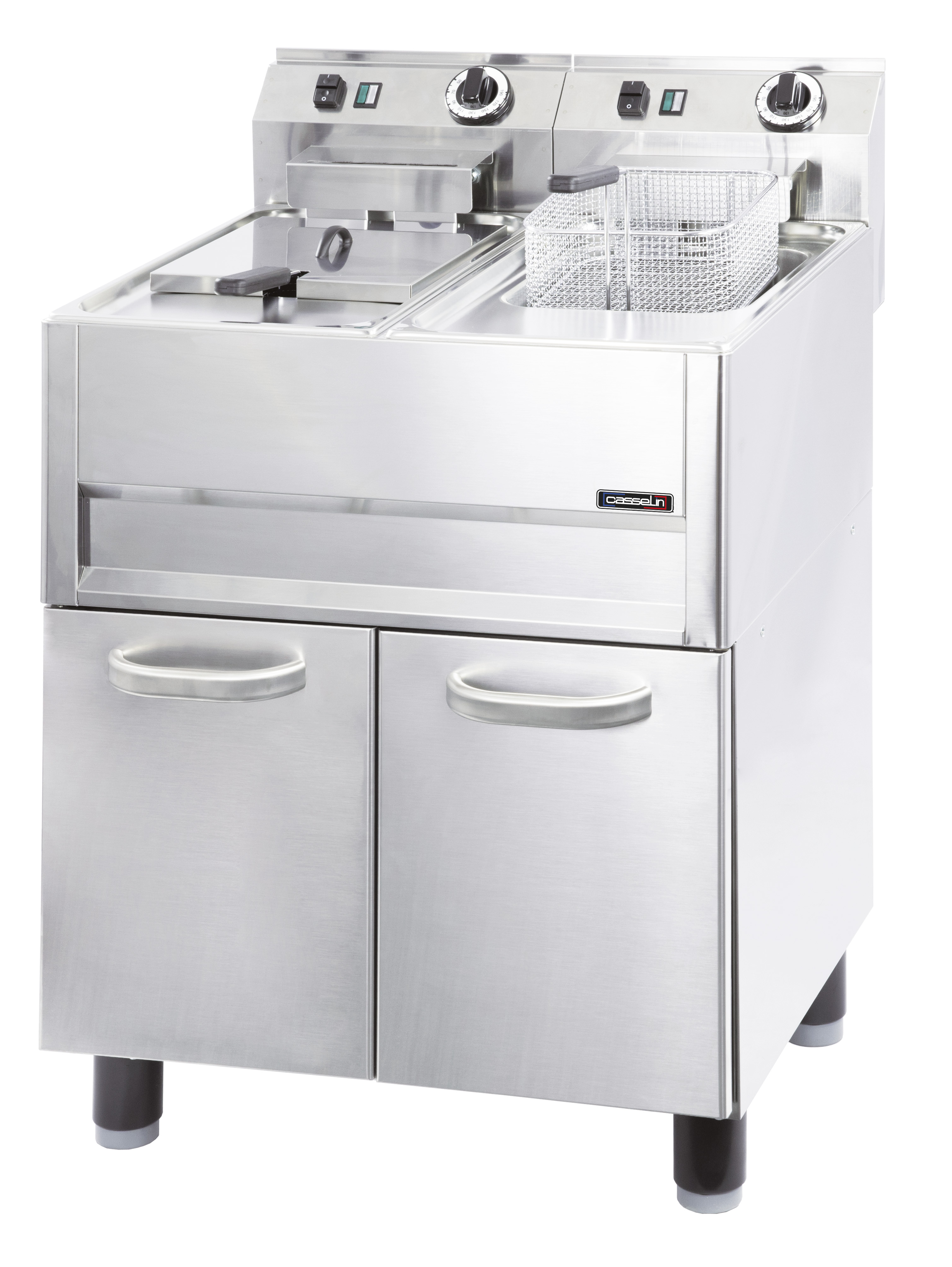 Fritadeira Elétrica de Piso 2 x 13 Litros 400V para Cozinha Profissional