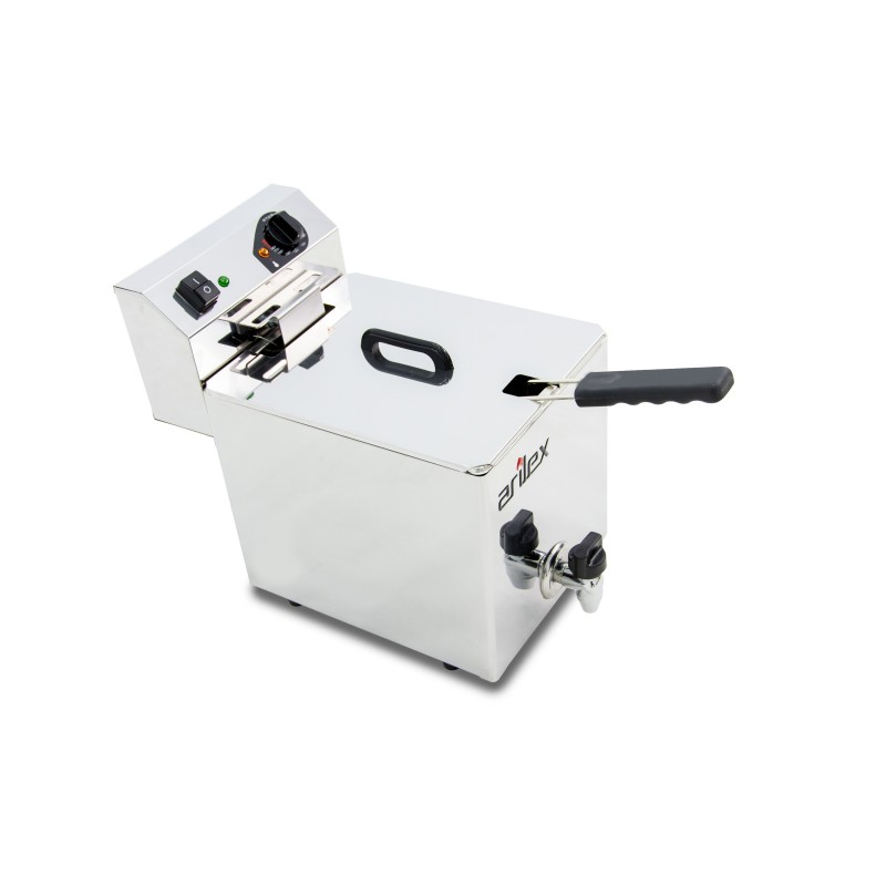 Fritadeira Elétrica Profissional 10L com Torneira Linha 700