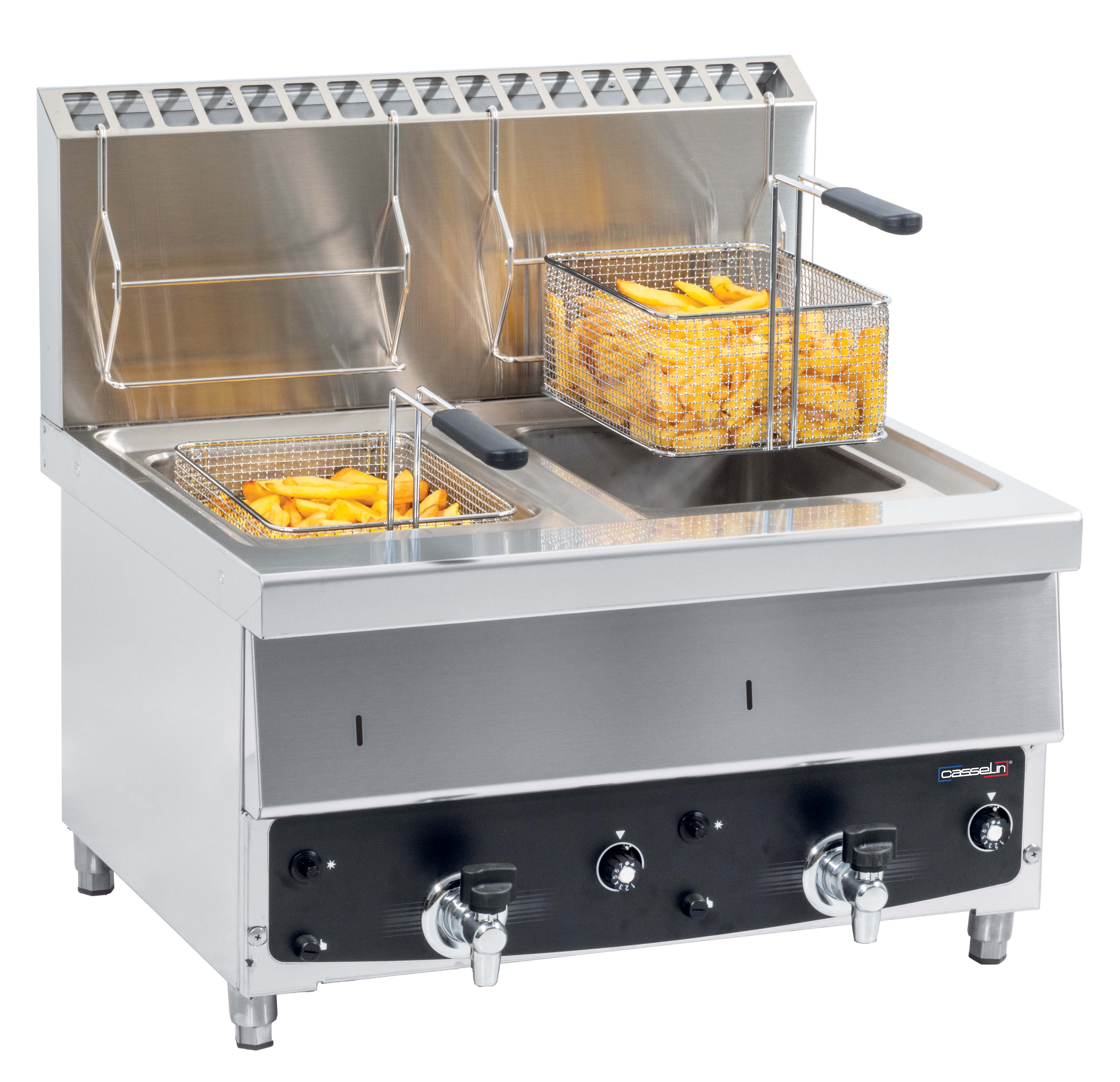 Fritadeira a Gás Industrial 2x10L | Linha 600
