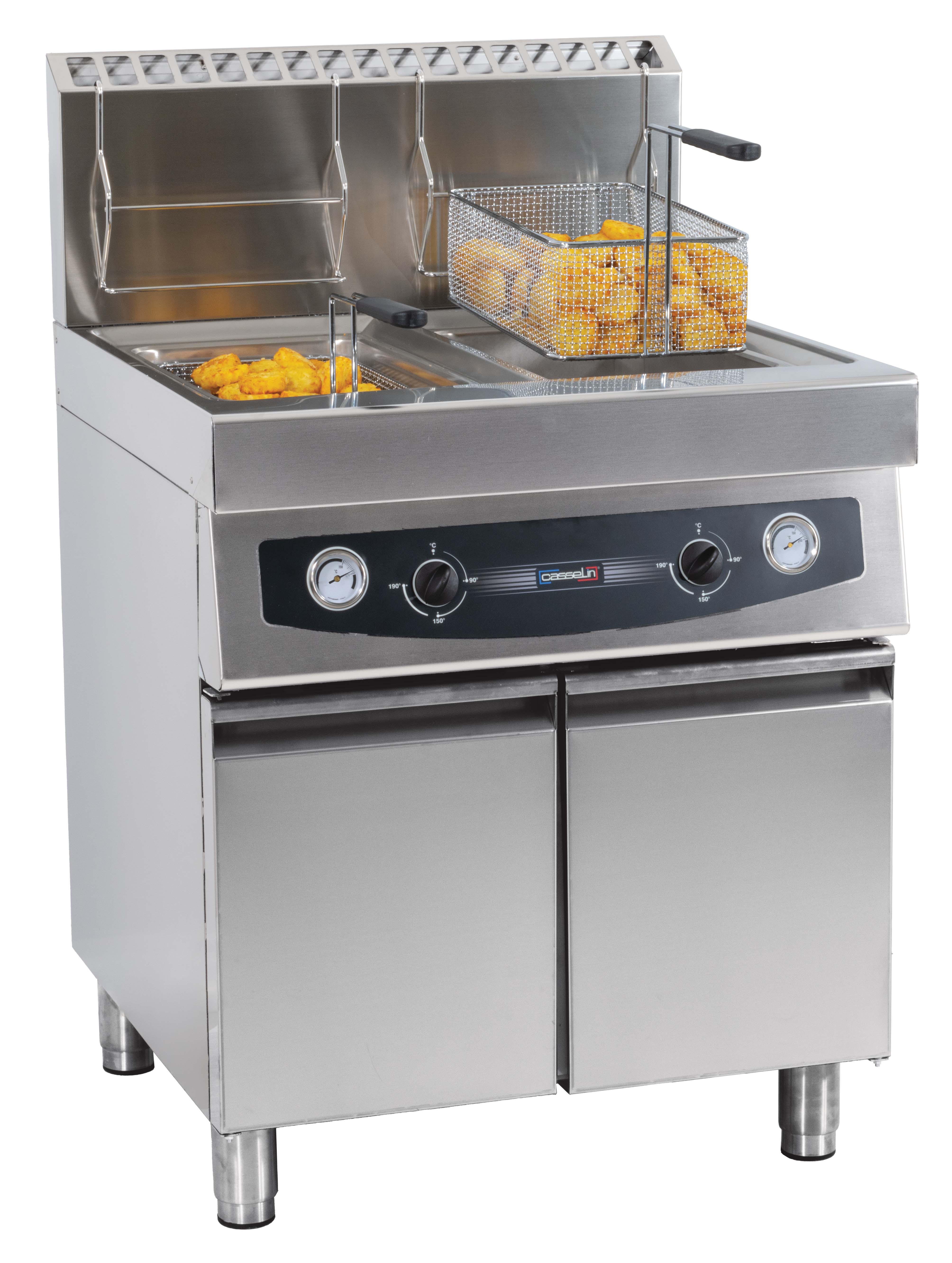 Fritadeira a Gás Profissional 2x17L com Armário