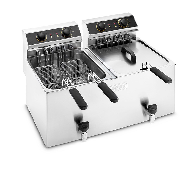 Fritadeira Industrial Elétrica Dupla 11.5+11.5L