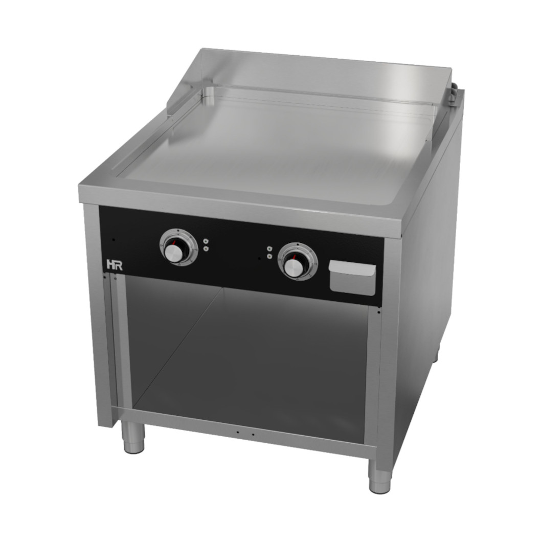 Fry-Top Elétrico Cromado 800mm Linha 900 c/ Base