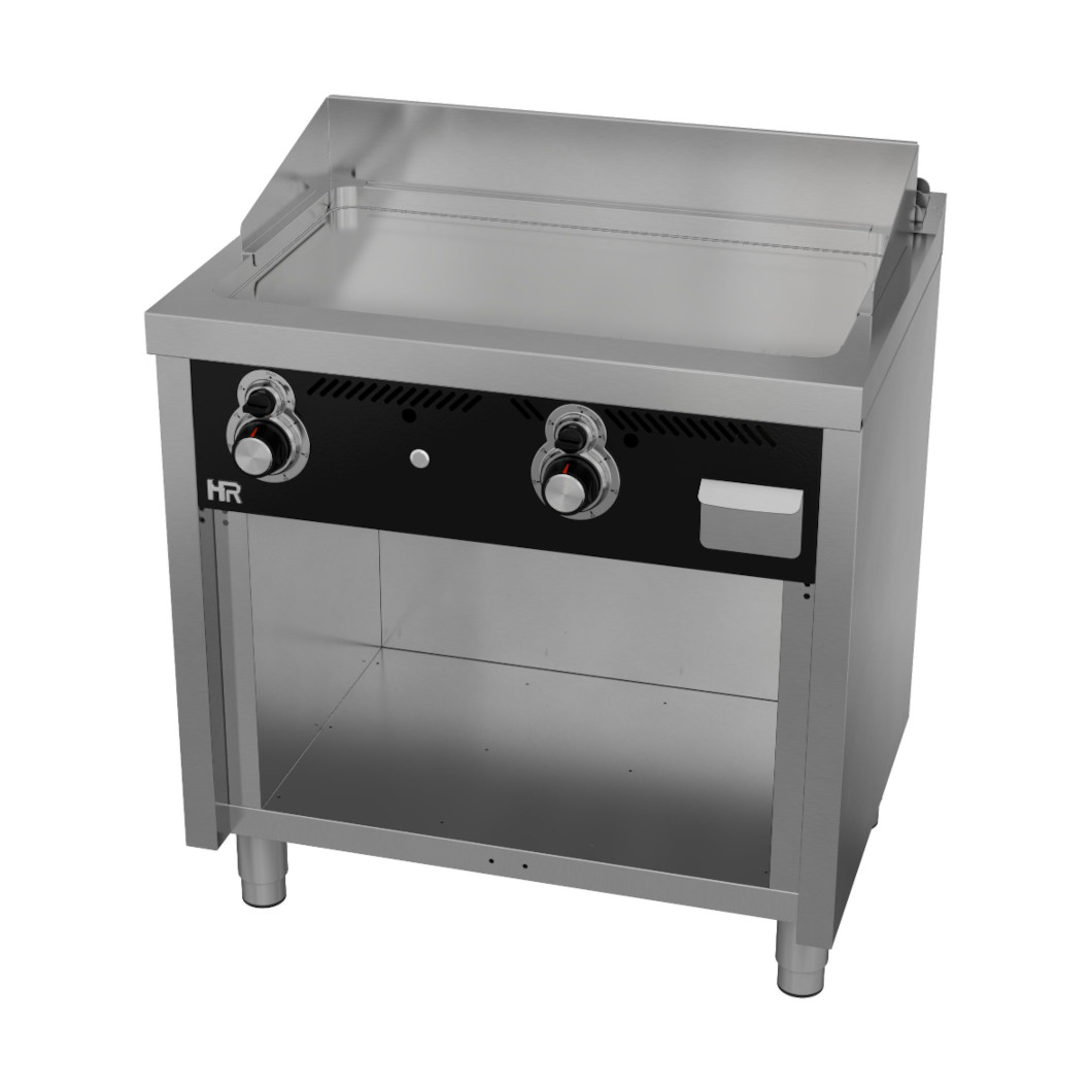 Fry-Top a Gás Cromoduro Móvel 800mm 12.5kW Linha 600