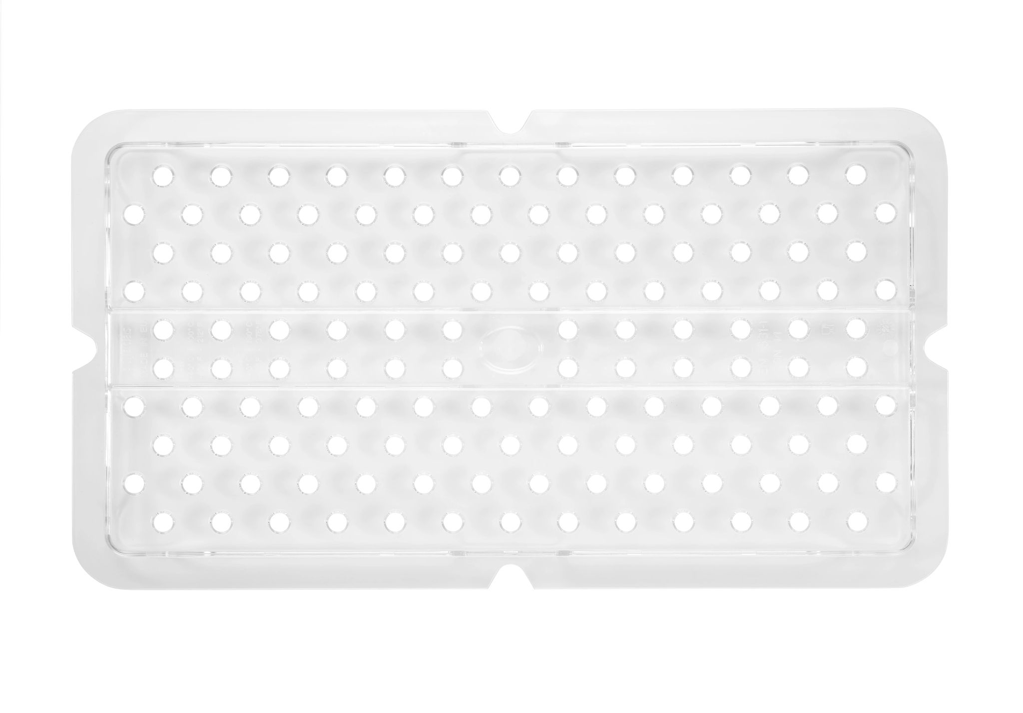 Fundo Perfurado para Cubeta GN 1/4 Policarbonato 265x162mm