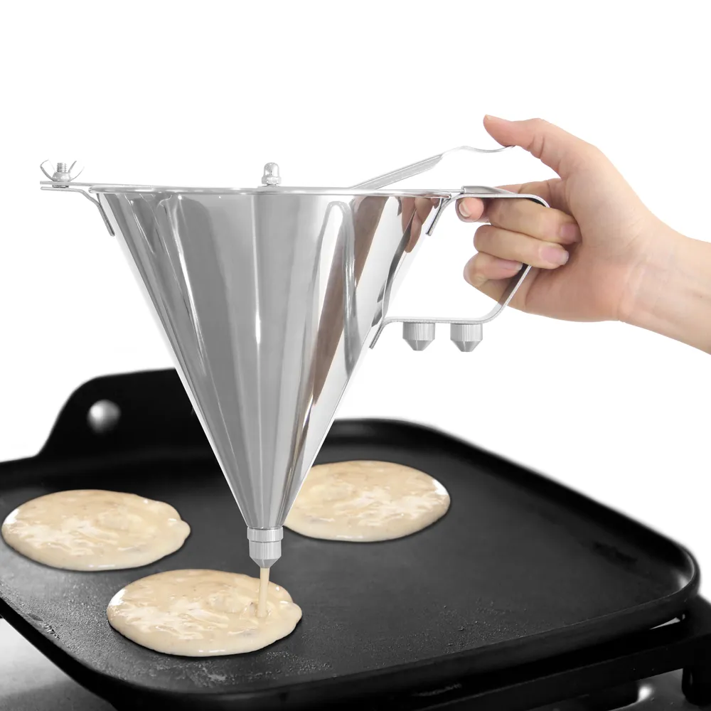 Funil de Pasteleiro Profissional 1,5L com Suporte