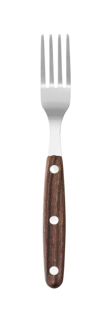 Garfo de Carne 200mm com Cabo ABS Castanho, 6 Peças