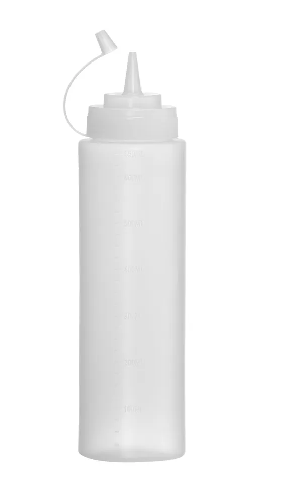 Garrafa para Aquecedor de Molhos 0,65L Transparente Ø68x247mm