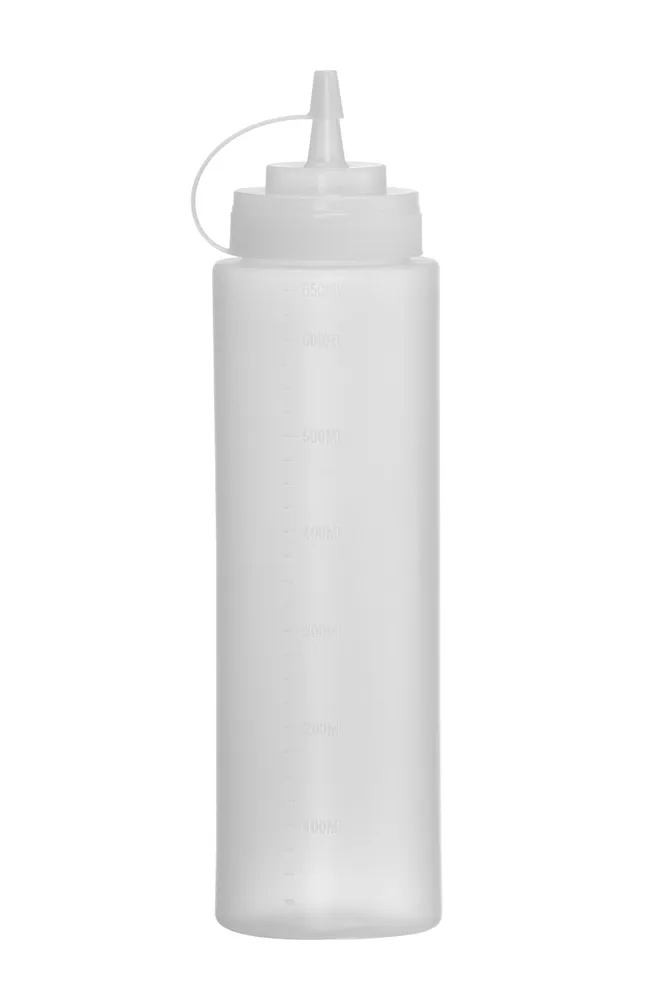 Garrafa para Aquecedor de Molhos 0,65L Transparente Ø68x247mm