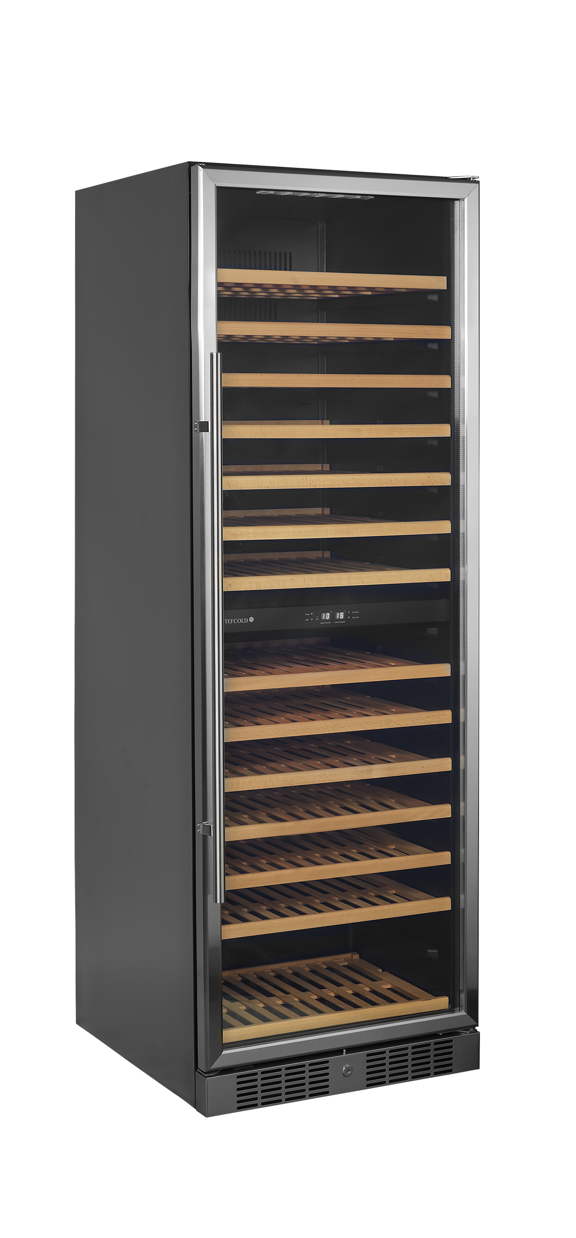 Garrafeira Climatizada Profissional 163 Garrafas Duas Zonas TFW400-2S