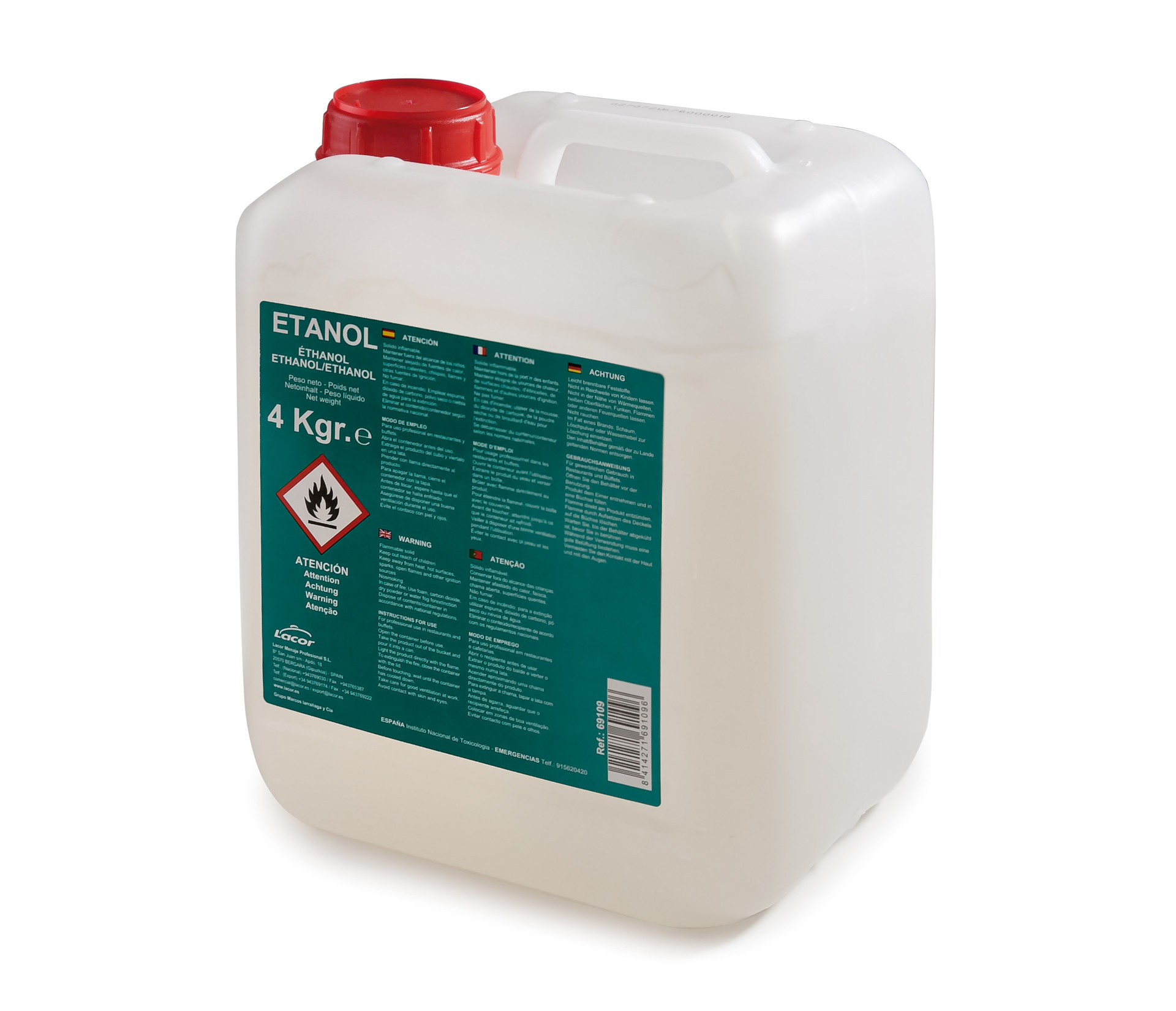 Gel Combustível Etanol 4 kg para Chafing Dish