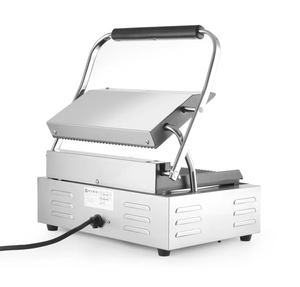 Grelha de Contacto Panini Canelada 2200W - 432x396mm