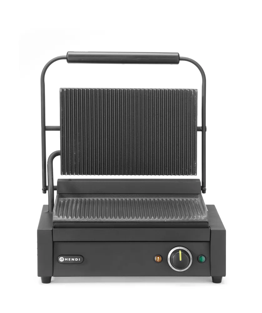 Grelha de Contacto Panini Canelada 2200W - 432x396mm