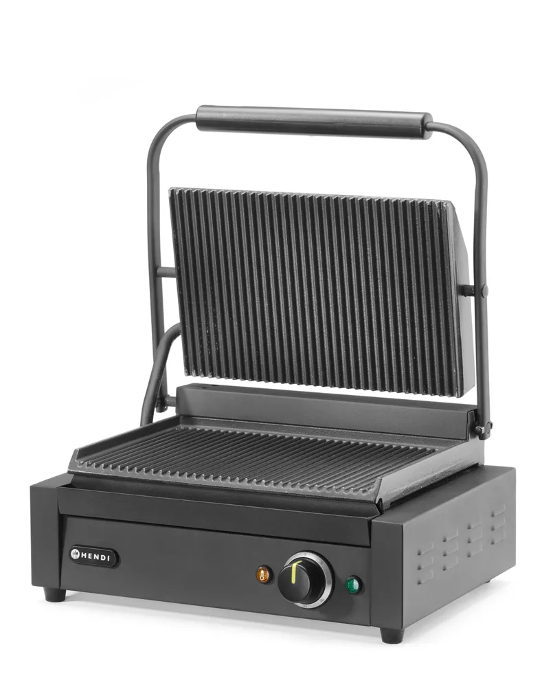 Grelha de Contacto Panini Elétrica 2200W Canelada