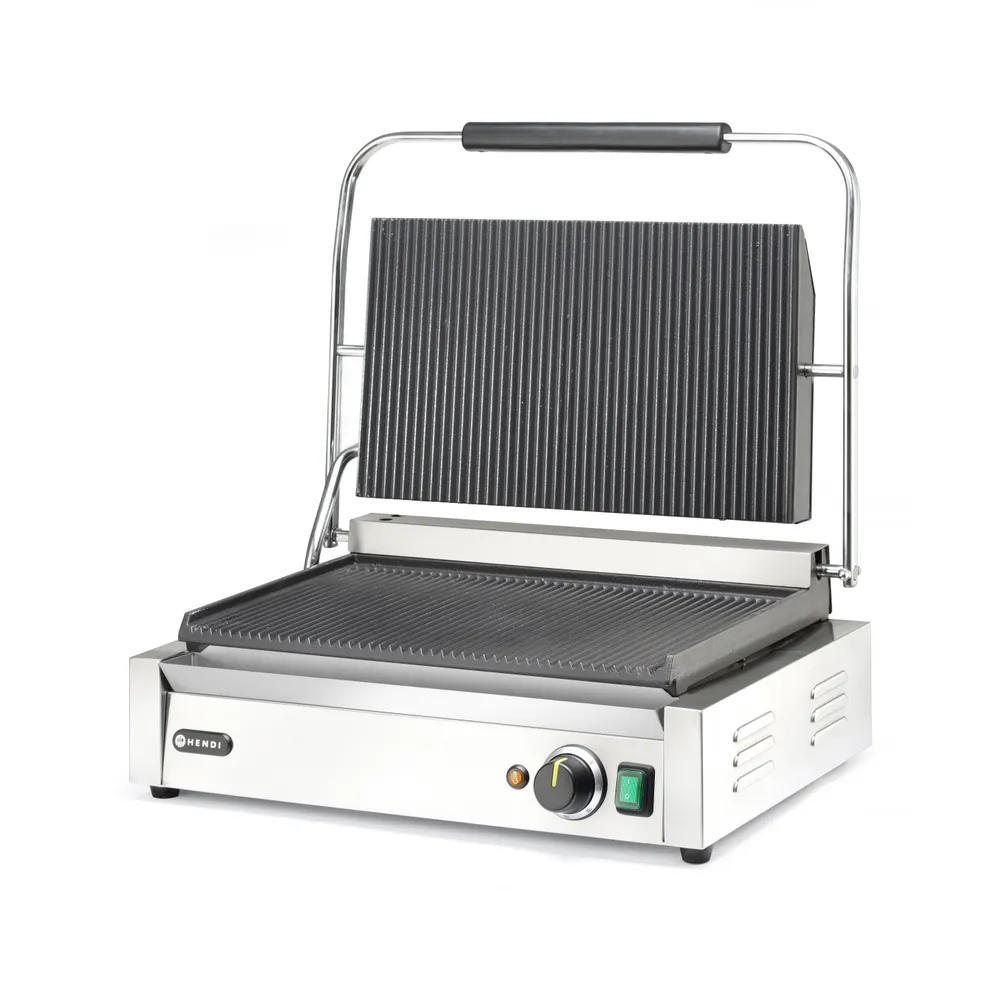 Grelha de Contacto Panini XL Elétrica 230V 2700W
