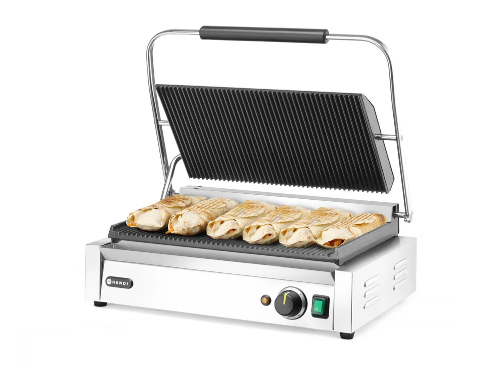 Grelha de Contacto Panini XL Elétrica 230V 2700W