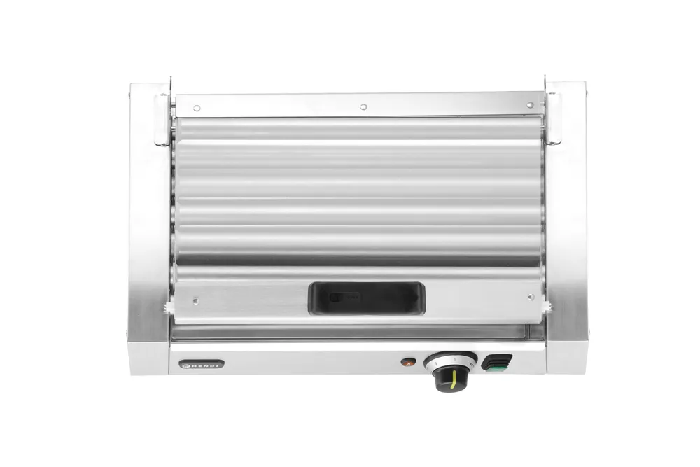 Grelhador de Salsichas Elétrico 7 Rolos com Tampa 566x375mm