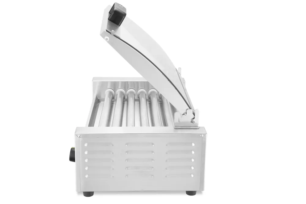 Grelhador de Salsichas Elétrico 7 Rolos com Tampa 566x375mm