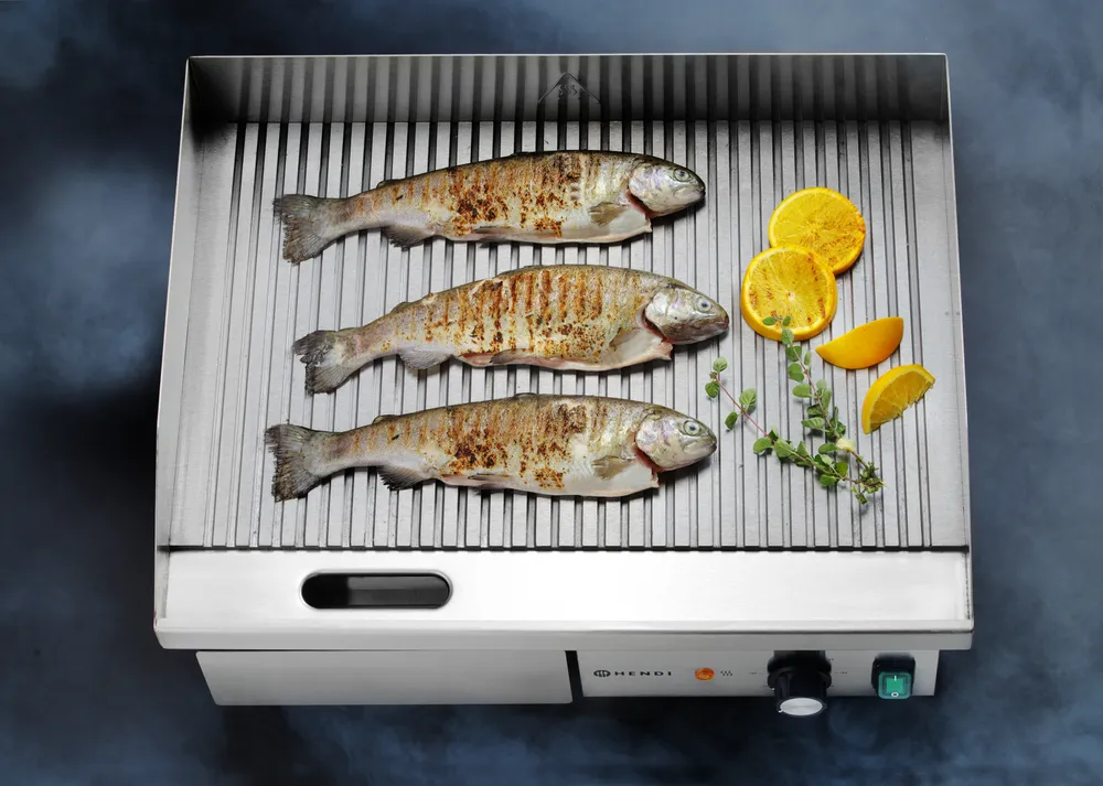 Grelhador Elétrico Canelado 3000W 550x430mm
