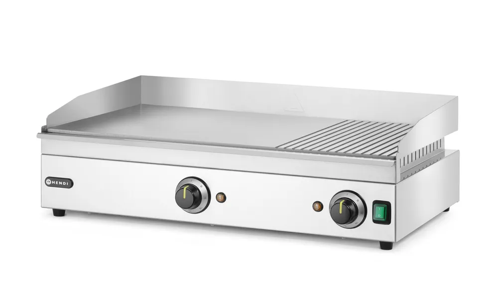 Grelhador Elétrico 1/3 Canelado 2/3 Liso 3500W