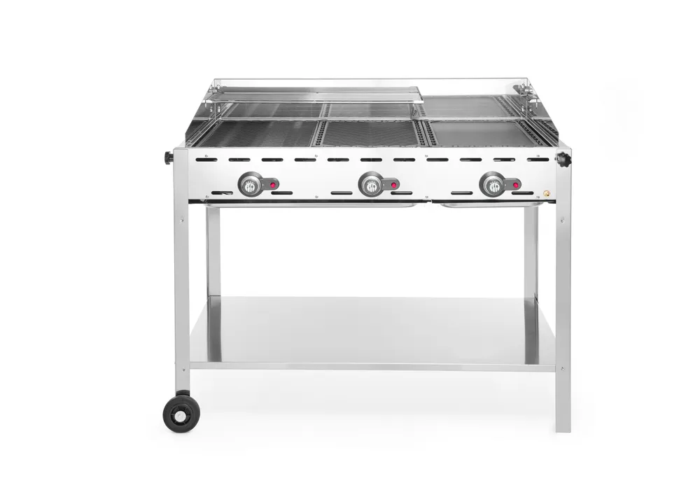 Grelhador a Gás 3 Bicos 17.4kW 1078mm Profissional