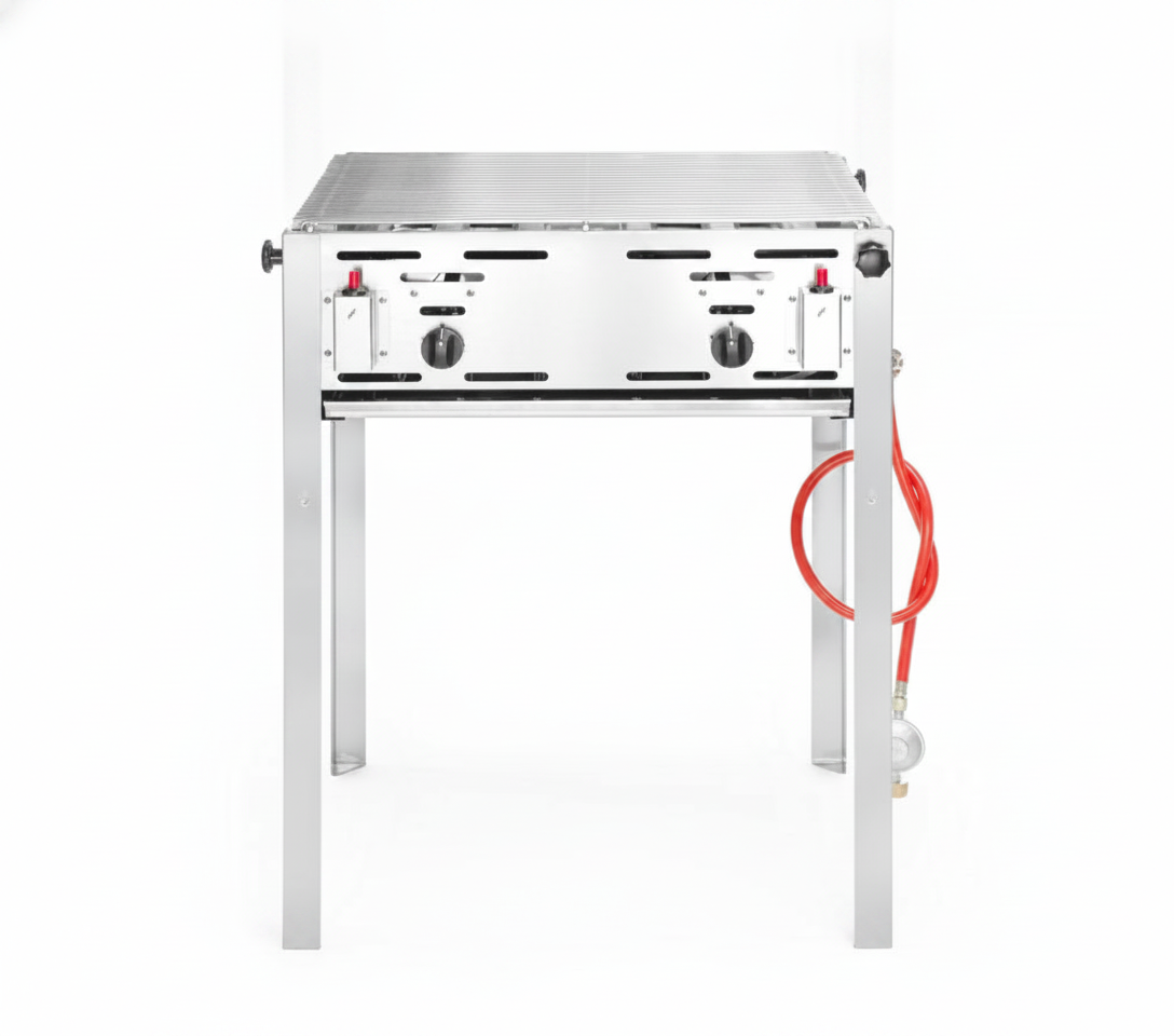 Grelhador a Gás 11kW - 650x540mm para Cozinha Profissional