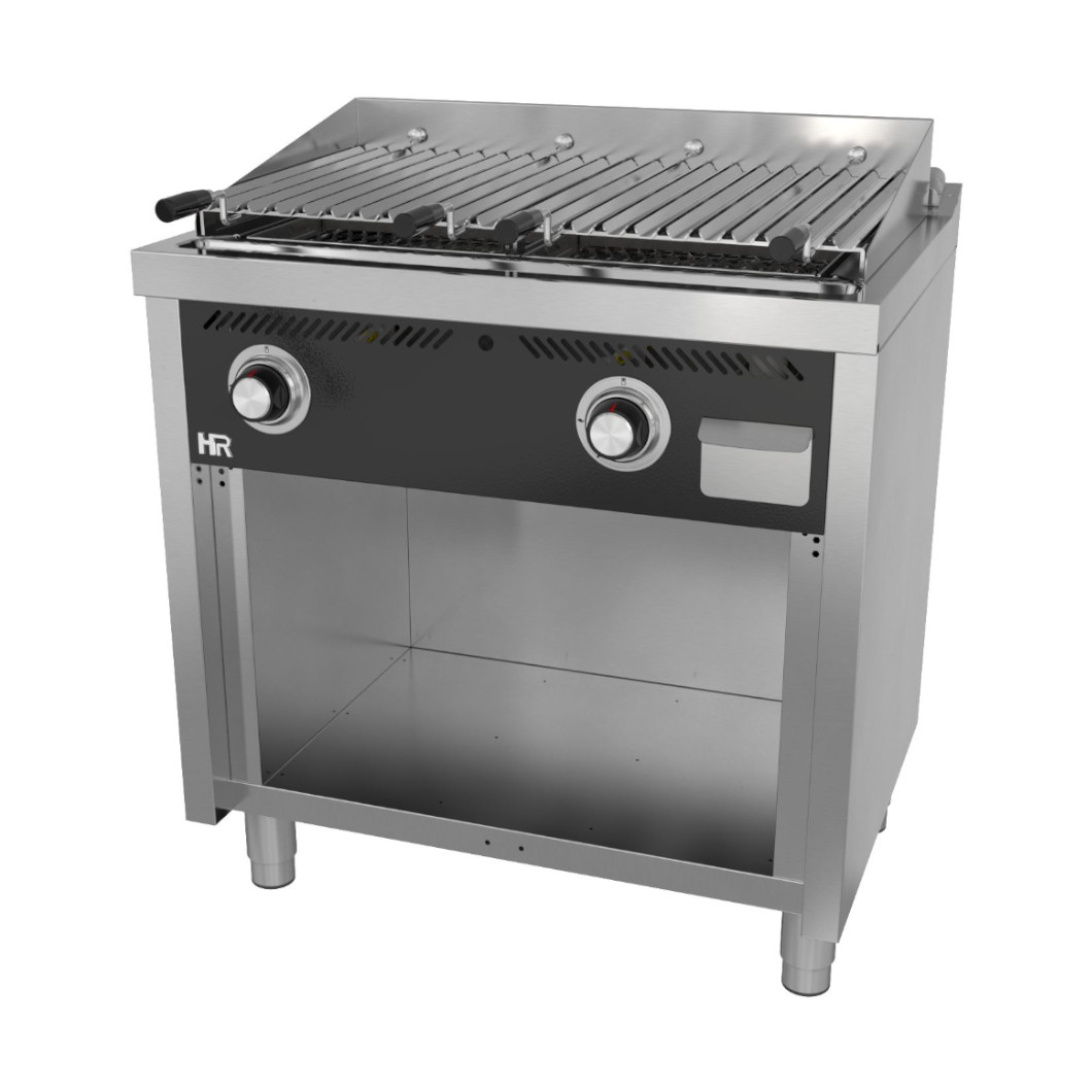 Grelhador a Gás Móvel Linha 700 – 800mm Inox
