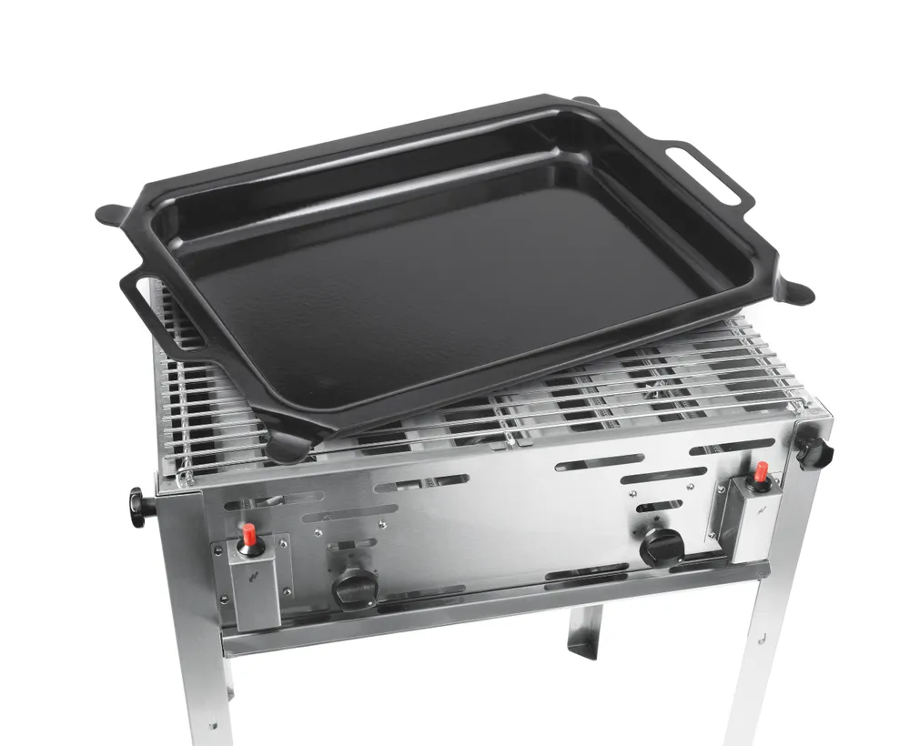 Grelhador a Gás 11,6 kW – 650x540mm para Cozinha Profissional