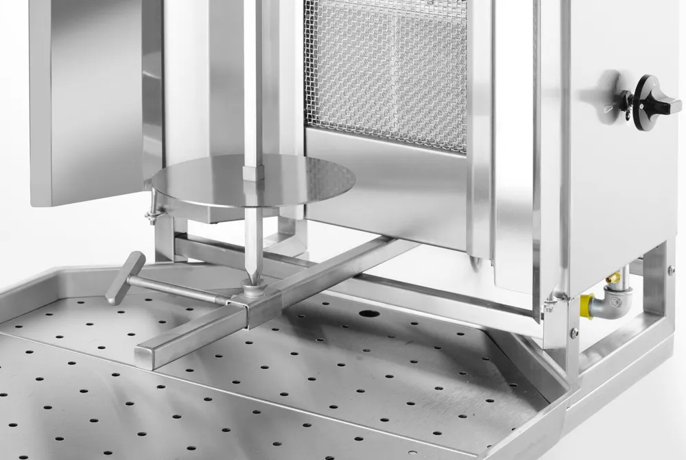 Grelhador a Gás Kebab 12kW, Capacidade 80kg
