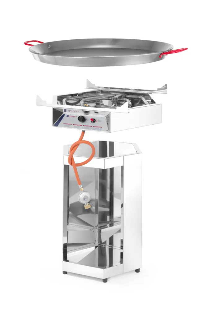 Grelhador Paella Profissional a Gás 80cm Ø 7kW