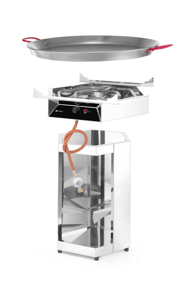 Grelhador Paella Profissional a Gás 80cm Ø 7kW