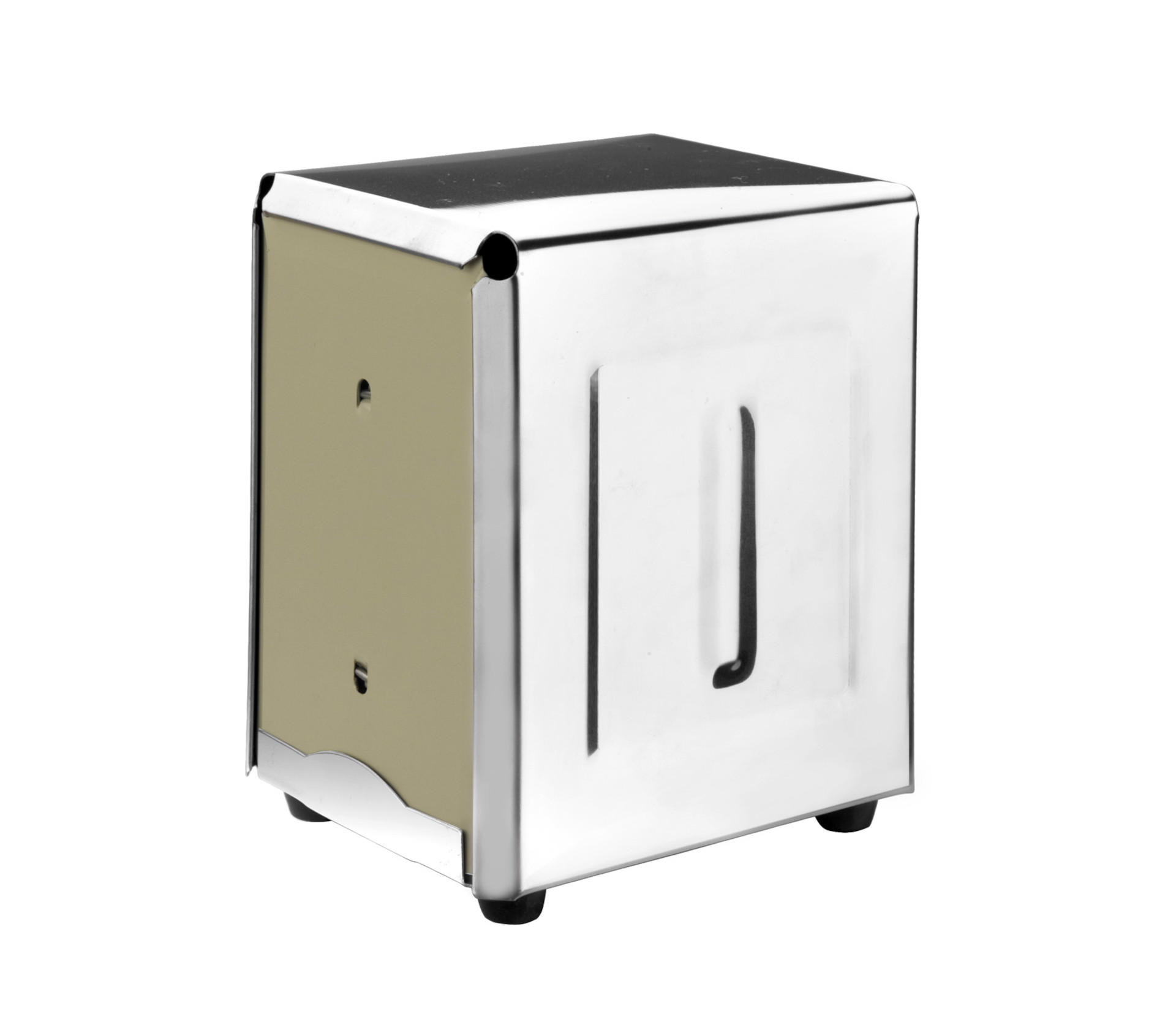 Guardanapeiro Inox para Bar e Balcão | Suporte Guardanapos 95x135mm