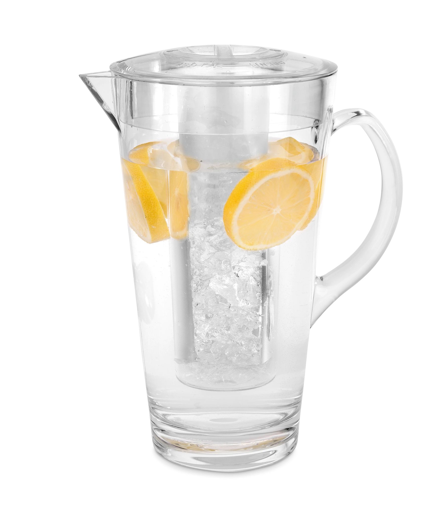 Jarro de Bebidas com Tubo de Gelo Policarbonato 1.9L