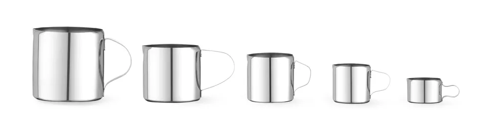 Jarro de Leite Inox 0,28L para Cafetaria Profissional