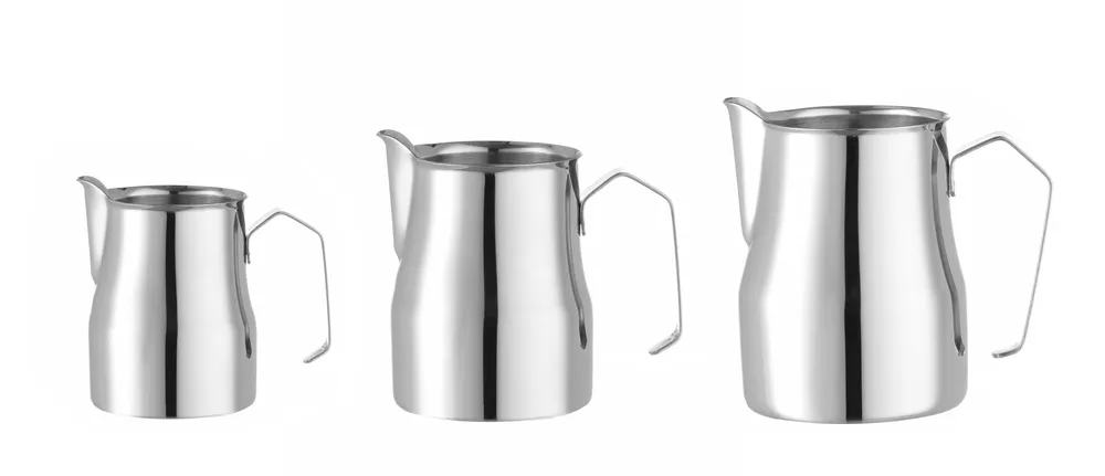 Jarro de Leite Inox 0,35L para Barista e Cafetaria