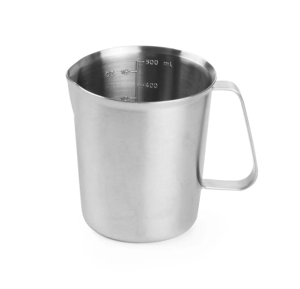 Jarro Medidor Aço Inoxidável 0,5L para Cozinha Profissional