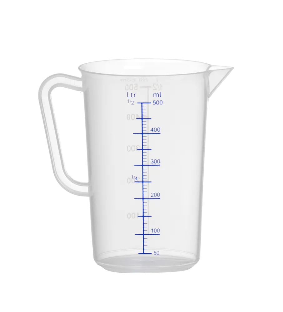 Jarro Medidor Polipropileno 0,5L para Cozinha Profissional