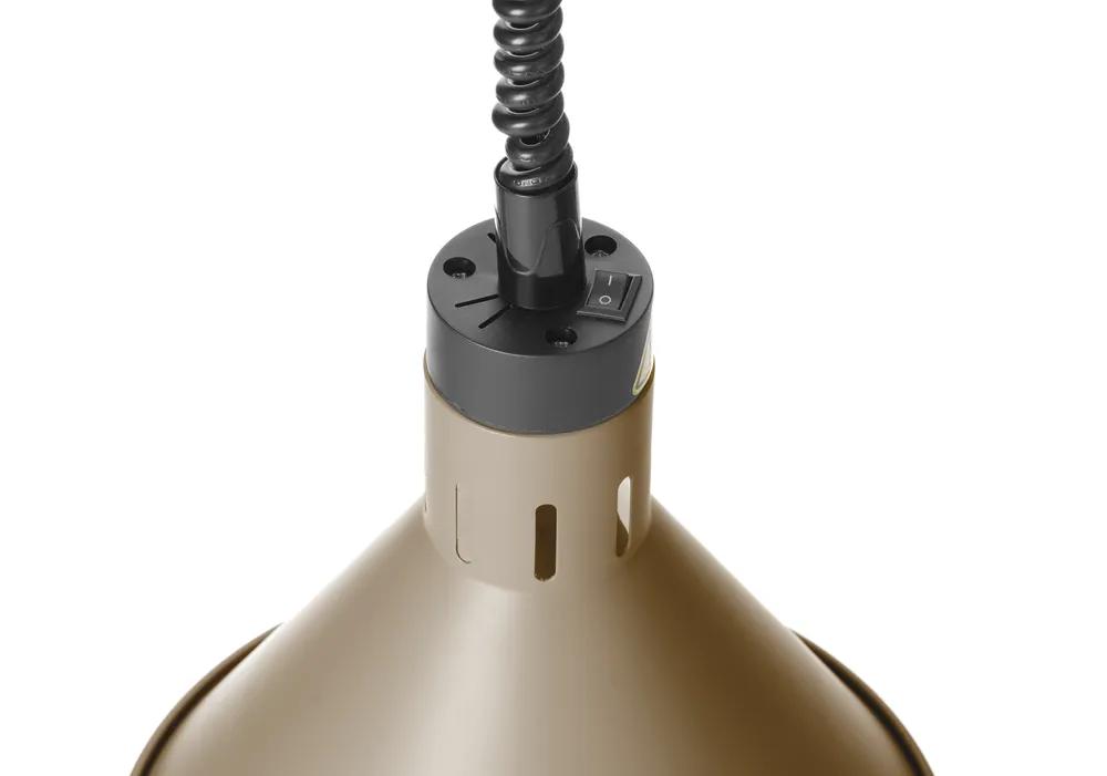 Lâmpada Aquecimento Cónica Ajustável 250W Verde ⌀275mm