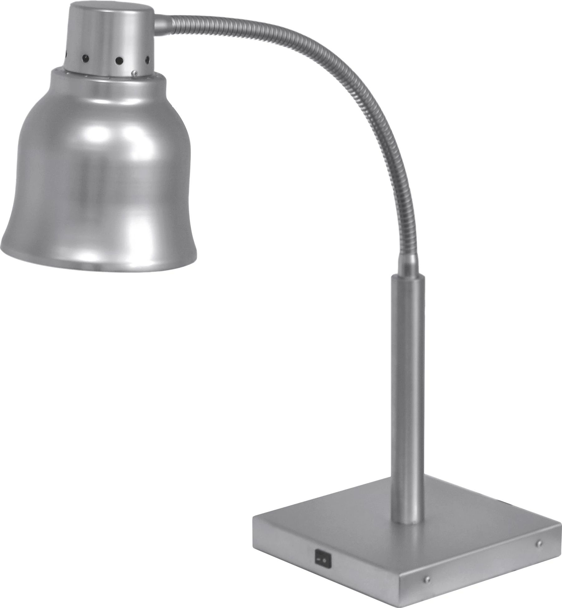 Lâmpada de Calor Mantenedora Elétrica com Base Aço Inox e Pescoço Flexível